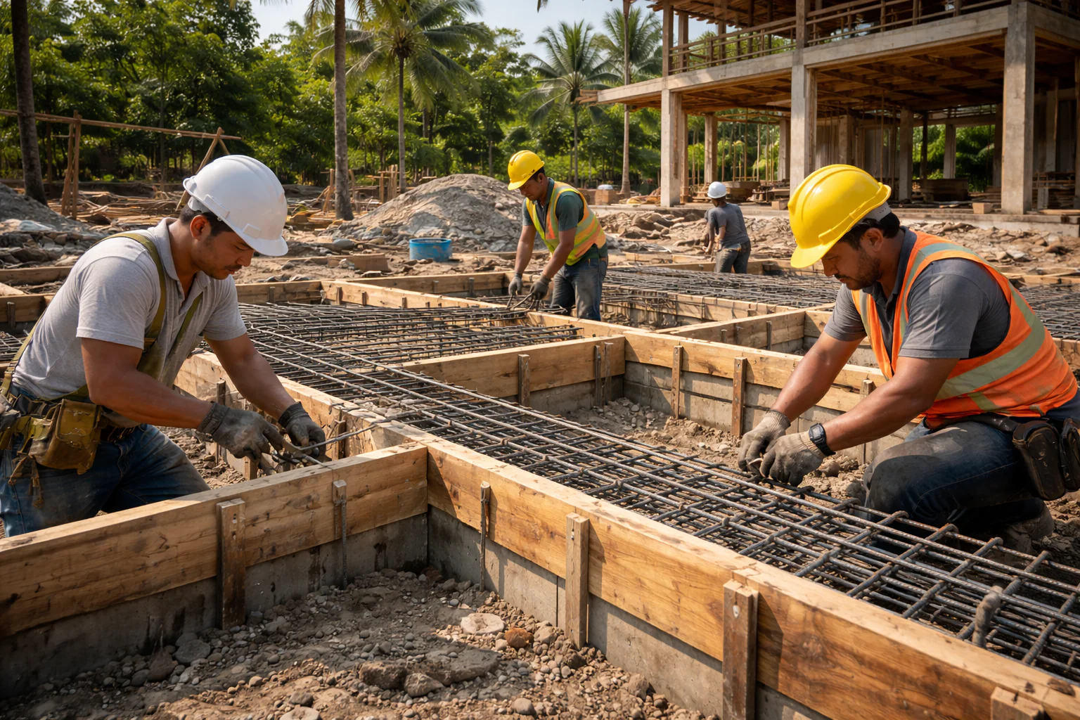 Jenis Pondasi yang Umum Digunakan untuk Villa di Bali